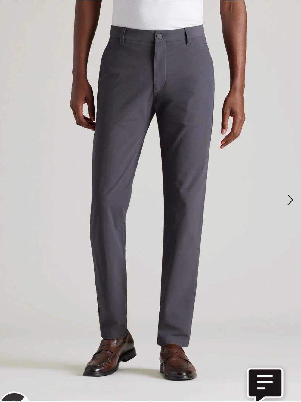 Rhone Coldspell Commuter Pants Slim 32x33 Iron Gray